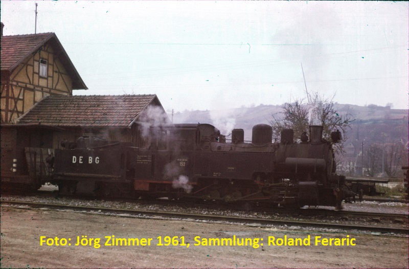 Lok 152 im Jahr 1961 in Bieringen Jrg Zimmer