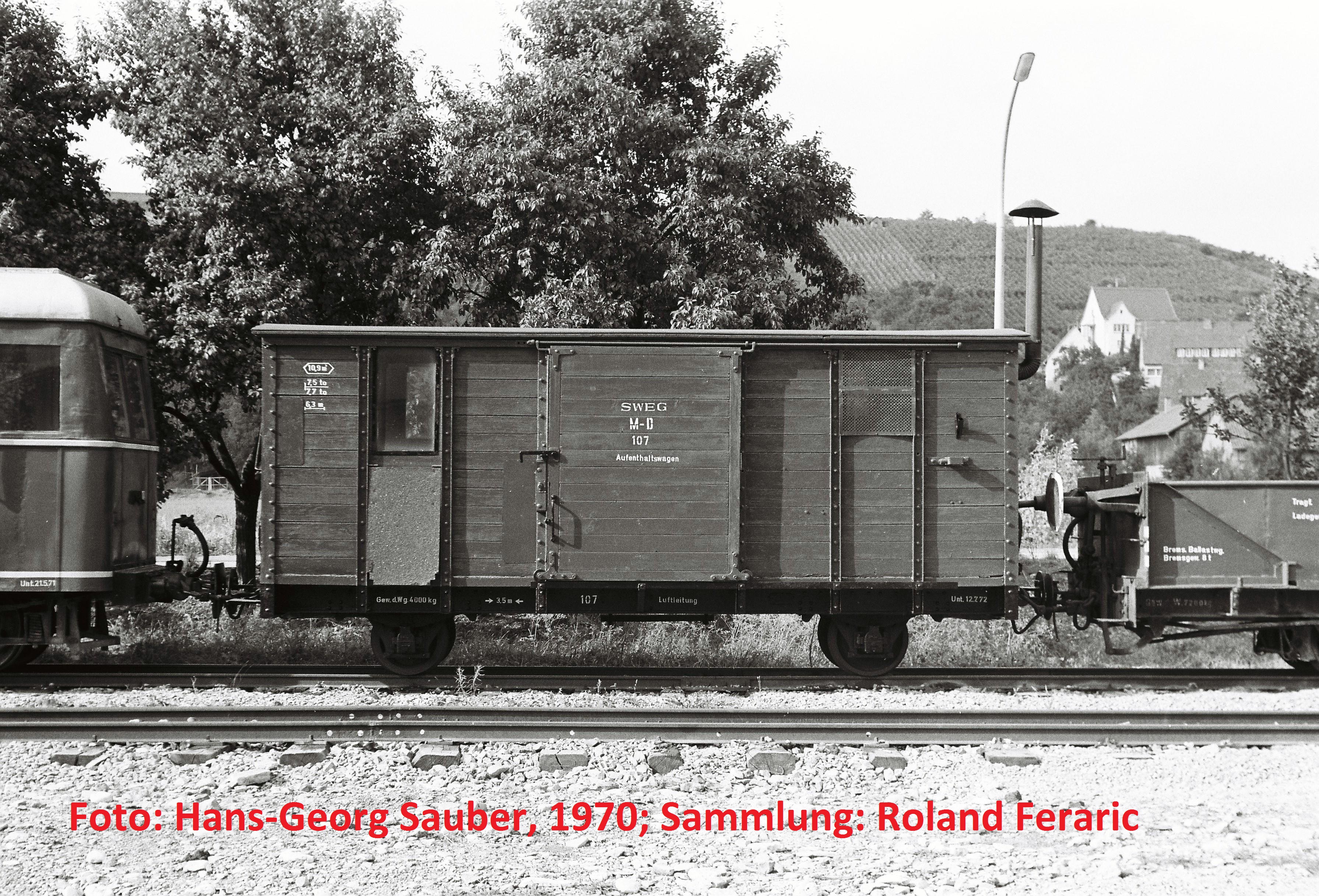 M-D 107 1970 im Bhf Drzbach
