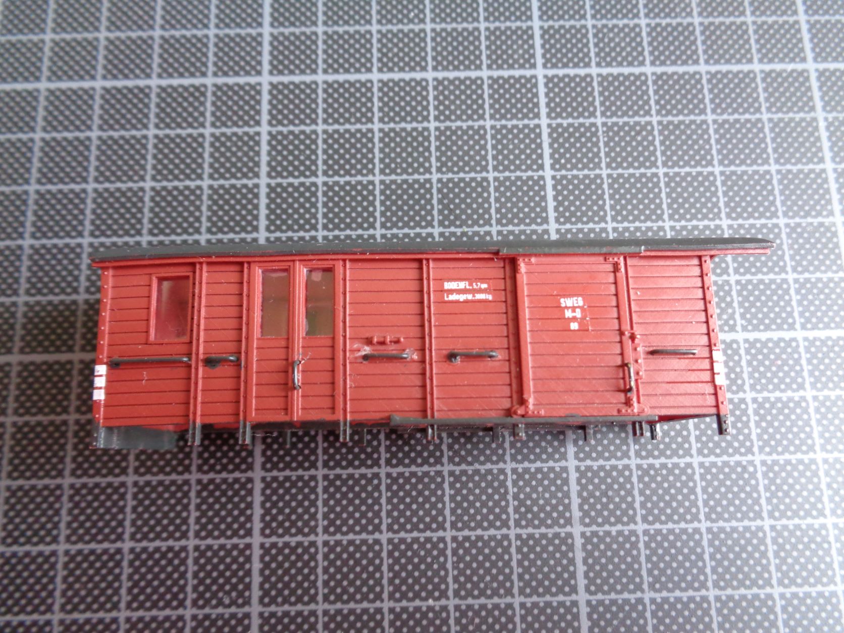 Wagenkasten lackiert