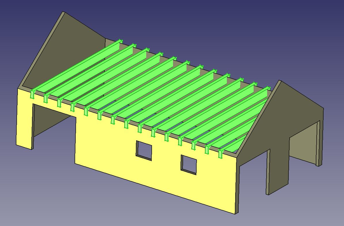 Garage D�rzbach Konstruktion