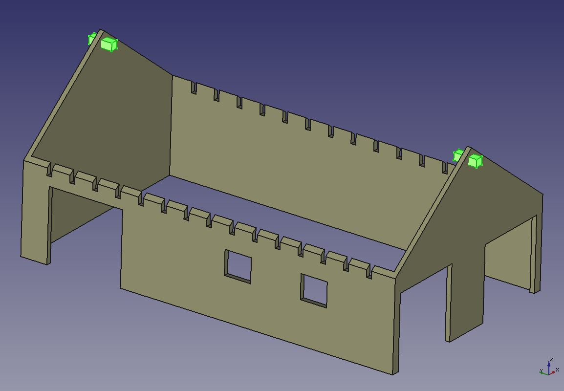 Garage D�rzbach Konstruktion