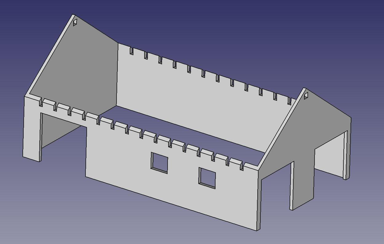 Garage D�rzbach Konstruktion