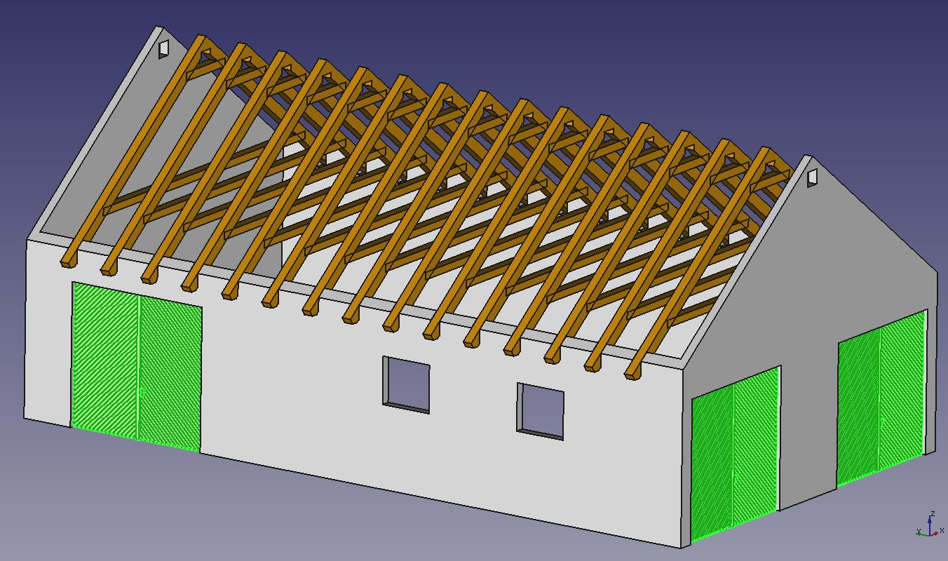 Garage D�rzbach Konstruktion