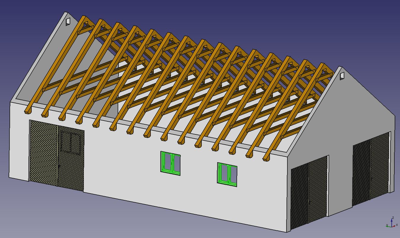 Garage D�rzbach Konstruktion