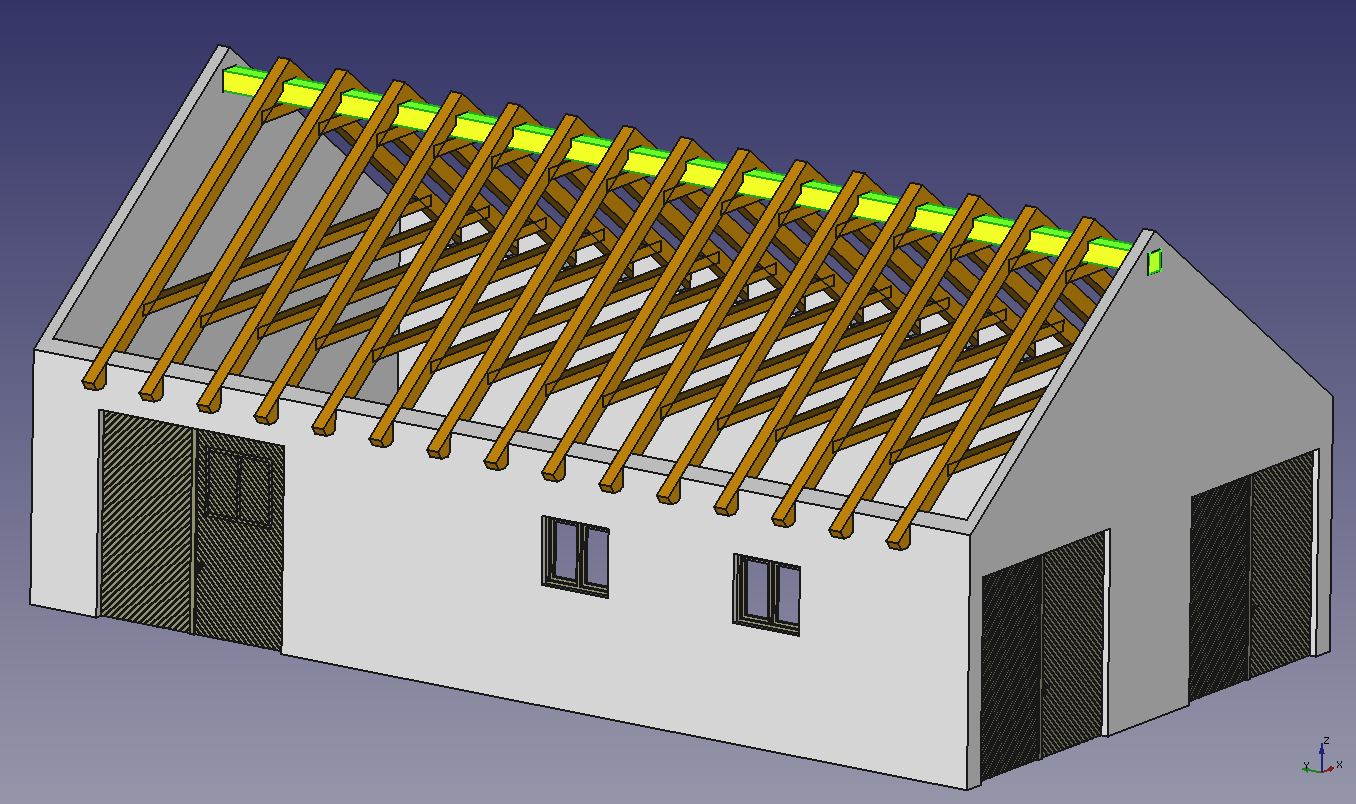 Garage D�rzbach Konstruktion