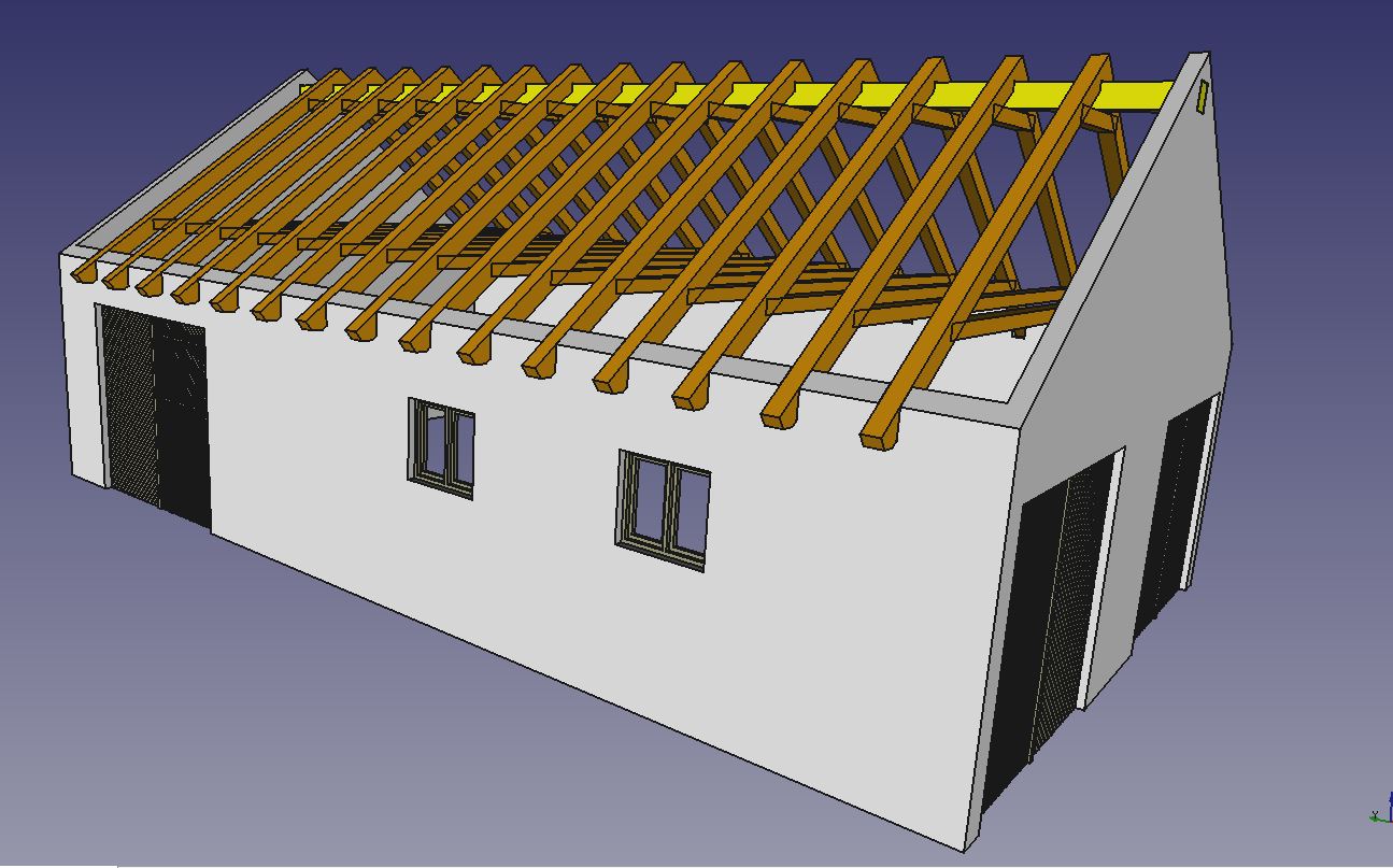 Garage D�rzbach Konstruktion