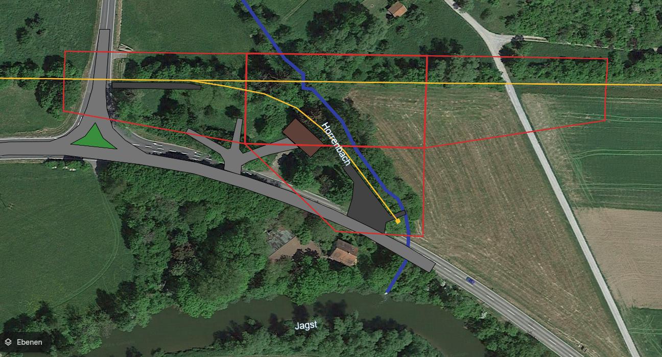 Planungsentwurf S�gewerk mit Holzverladung, von Tassilo