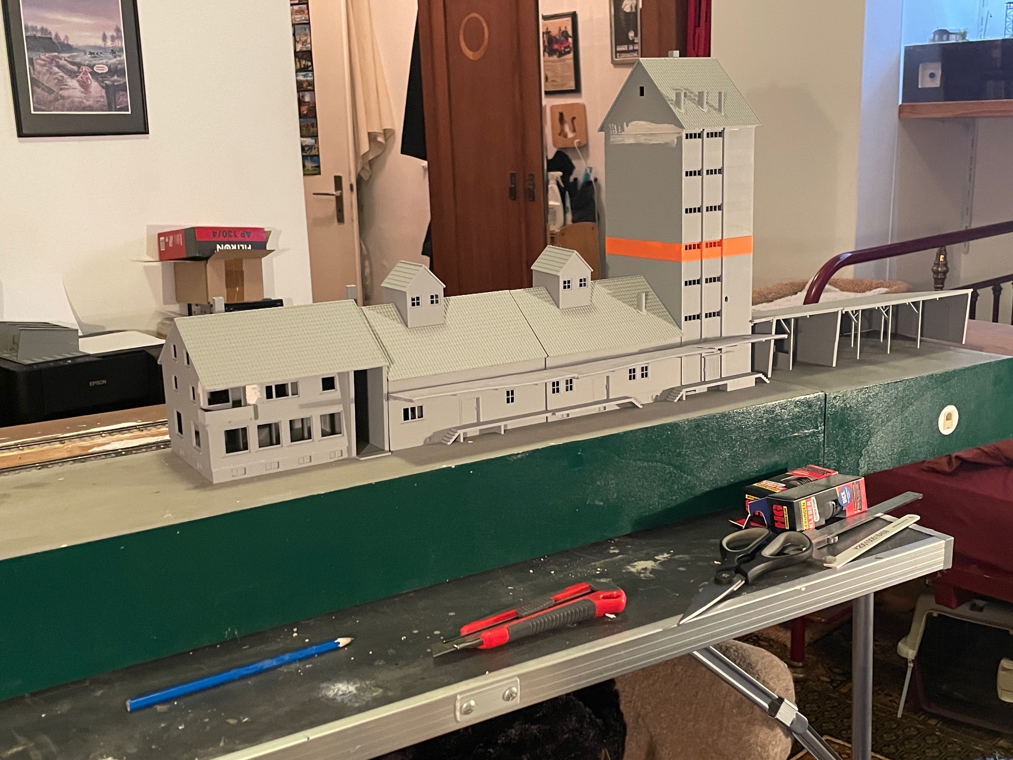 Der Bhf MARLACH in Bau