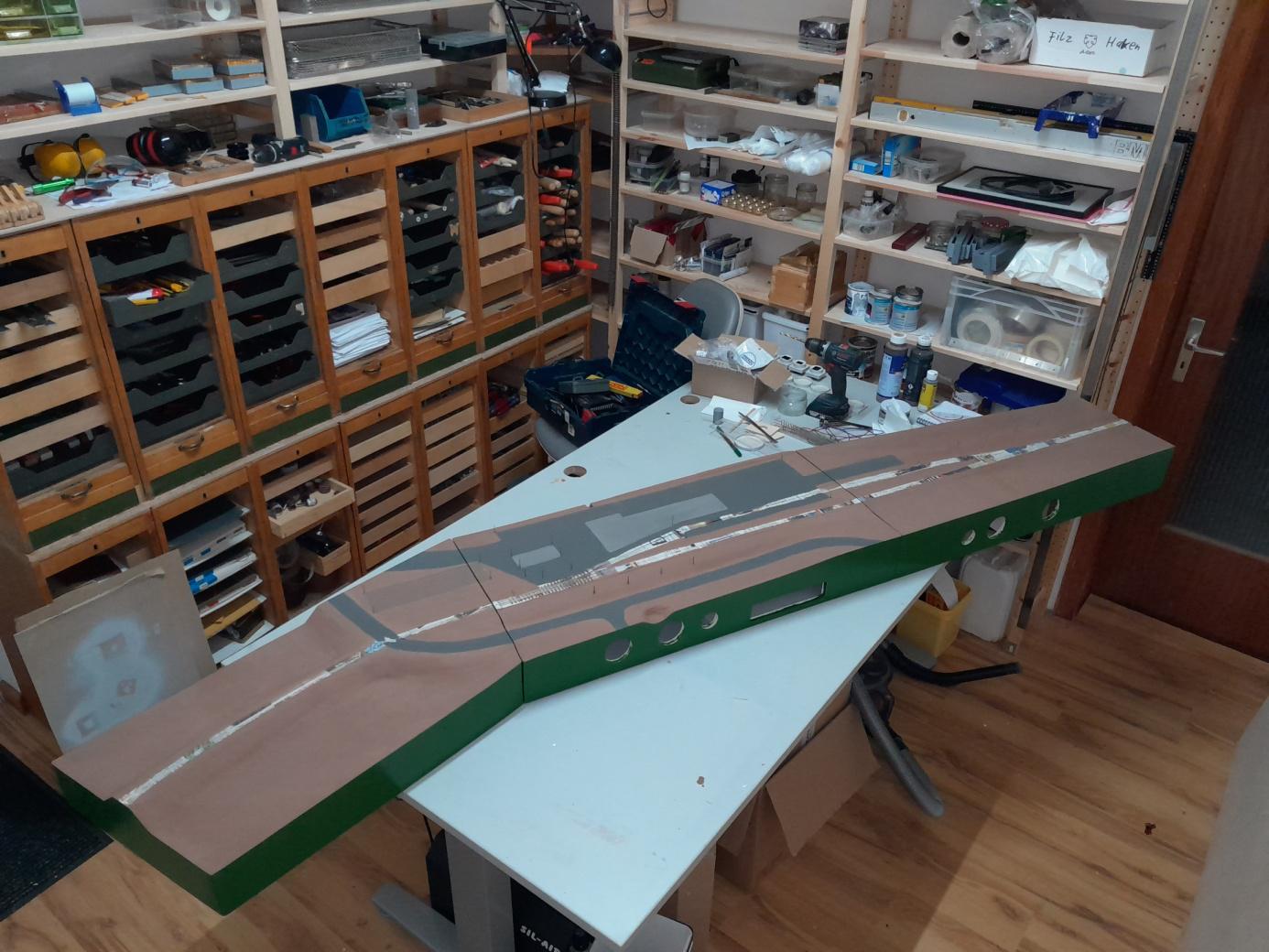 Gel�ndemarken als Provisorium