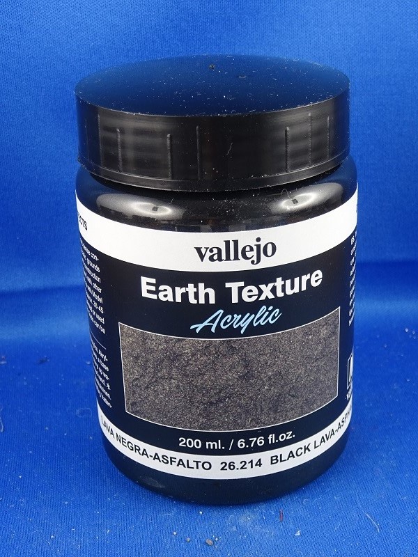 Vallejo Earth Texture Lava Negra-Asfalto